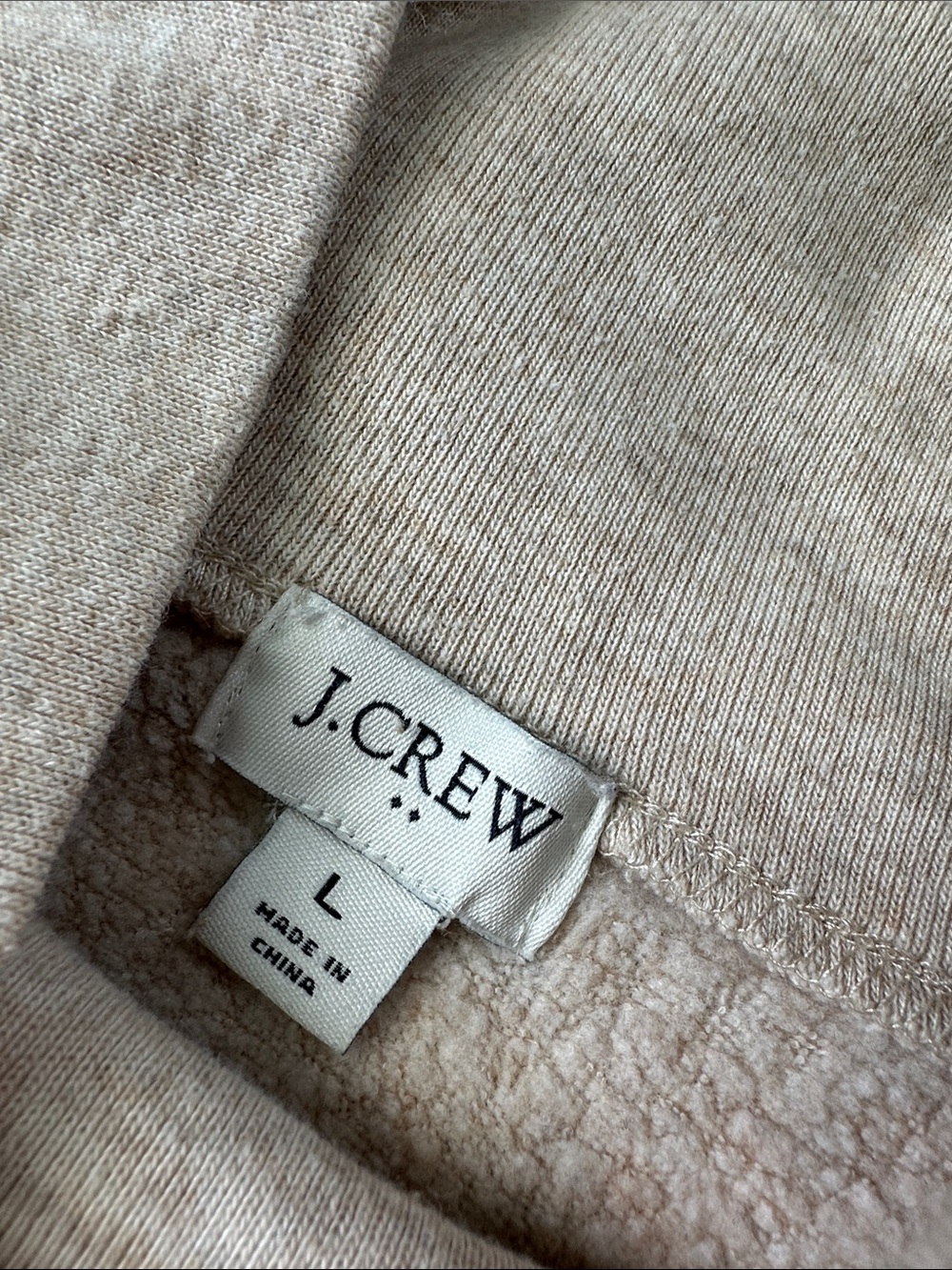 J. Crew Factory Oatmeal Button-Shoulder Turtleneck Sweater - Picture 3 of 4
